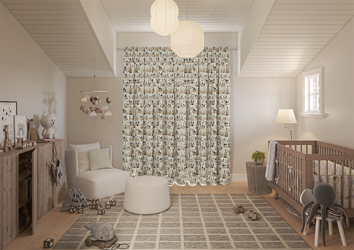 Magic Castle, Stone - Made to Measure Curtains - Image 15